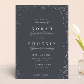 Amazed Foil-Pressed Wedding Invitations
