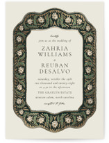 Frame Foil-Pressed Wedding Invitations