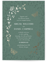 Southern Romance Foil-Pressed Wedding Invitations