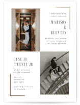 Foil-Pressed Wedding Invitations