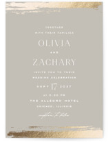 True Love Foil-Pressed Wedding Invitations