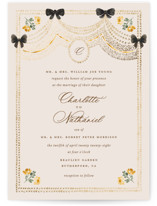 Tuileries Foil-Pressed Wedding Invitations