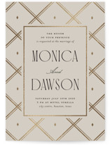 Foil-Pressed Wedding Invitations