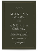refined Foil-Pressed Wedding Invitations