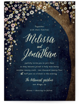 Outside Foil-Pressed Wedding Invitations