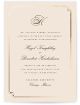 Foil-Pressed Wedding Invitations