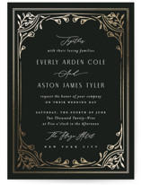 Foil-Pressed Wedding Invitations