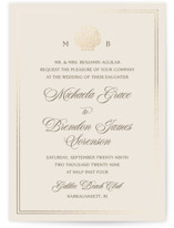 Foil-Pressed Wedding Invitations