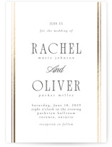 Foil-Pressed Wedding Invitations