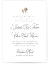 Here With You Foil-Pressed Wedding Invitations