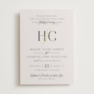 HONOR Foil-Pressed Wedding Invitations