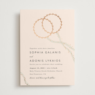 Stefana Foil-Pressed Wedding Invitations