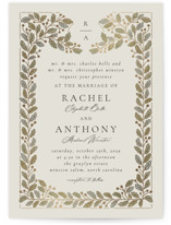 Foil-Pressed Wedding Invitations