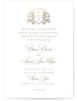 Foil-Pressed Wedding Invitations
