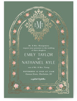Princess Foil-Pressed Wedding Invitations