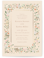 Esther's garden Foil-Pressed Wedding Invitations
