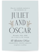 Enchanted Foil-Pressed Wedding Invitations