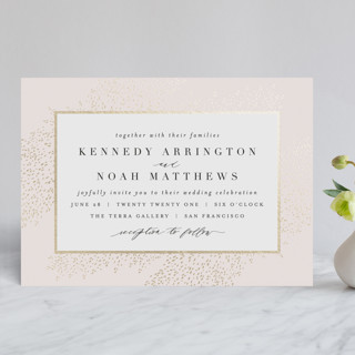 Solaris Foil-Pressed Wedding Invitations