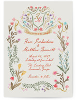 Chantilly Foil-Pressed Wedding Invitations