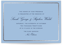 Aperitif Foil-Pressed Wedding Invitations