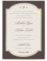 Foil-Pressed Wedding Invitations