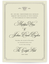 Honeybee Foil-Pressed Wedding Invitations