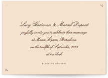 Sweet Fancy Foil-Pressed Wedding Invitations