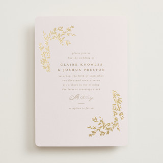 Classique Foil-Pressed Wedding Invitations