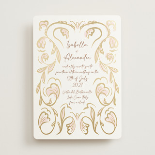 Bella Bellissima Foil-Pressed Wedding Invitations