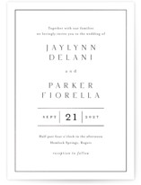 Warm affection Foil-Pressed Wedding Invitations