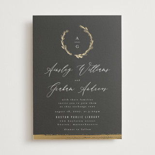 Panache Foil-Pressed Wedding Invitations