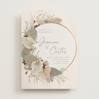 Jasmine Foil-Pressed Wedding Invitations