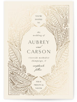 Royalty Foil-Pressed Wedding Invitations