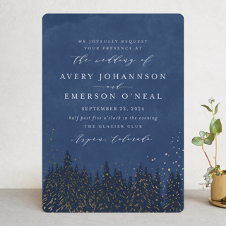 Aspen Foil-Pressed Wedding Invitations