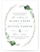 Foil-Pressed Wedding Invitations