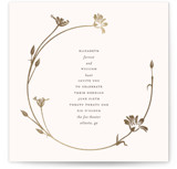 Circlet Foil-Pressed Wedding Invitations