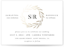 Foil-Pressed Wedding Invitations