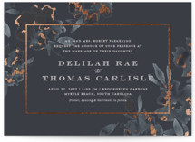 Carolina Foil-Pressed Wedding Invitations