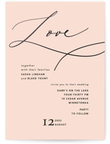 Love Affair Foil-Pressed Wedding Invitations