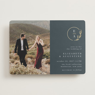 For Eternity Foil-Pressed Wedding Invitations