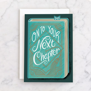 The next chapter Individual Graduation Greeting Cards
