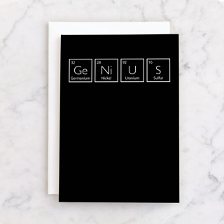 Genius Individual Graduation Greeting Cards