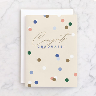 Confetti Grad Individual Graduation Greeting Cards