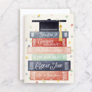 Congrats, You Did It, Graduate Individual Graduation Greeting Cards