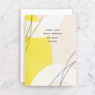 History Made Individual Graduation Greeting Cards