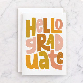 Hello Graduate Individual Graduation Greeting Cards