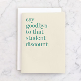 Student Discount Individual Graduation Greeting Cards
