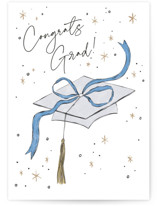 Bow Grad Individual Graduation Greeting Cards