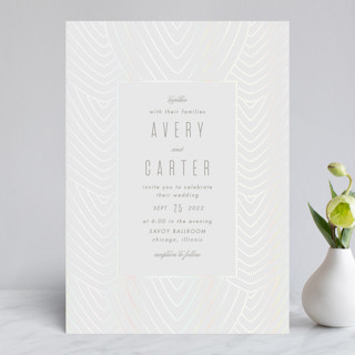 Deco Gloss-Press® Wedding Invitations