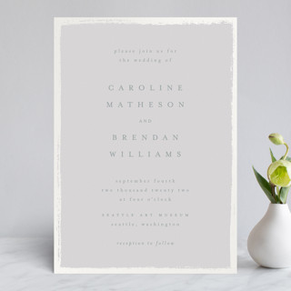 Painted Frame Gloss-Press® Wedding Invitations